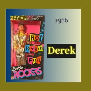 1986 Hot Rockin Barbie Derek Doll